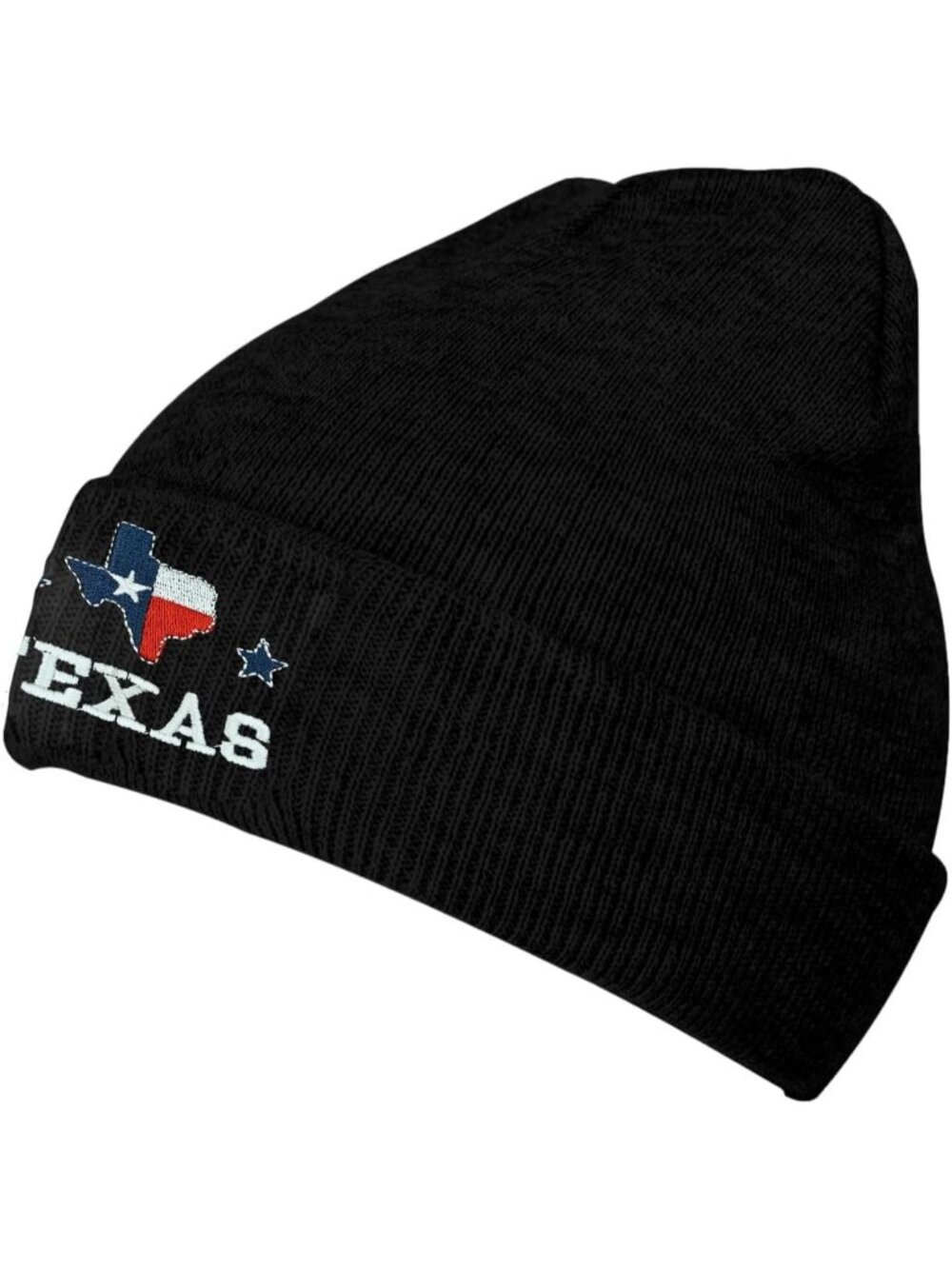Unisax Black Texas Embroidery Beanie Halloween Winter Warm Knit Cuffed Skull Cap